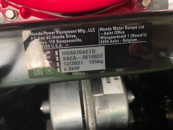 Honda HSS970A TD – Image 13