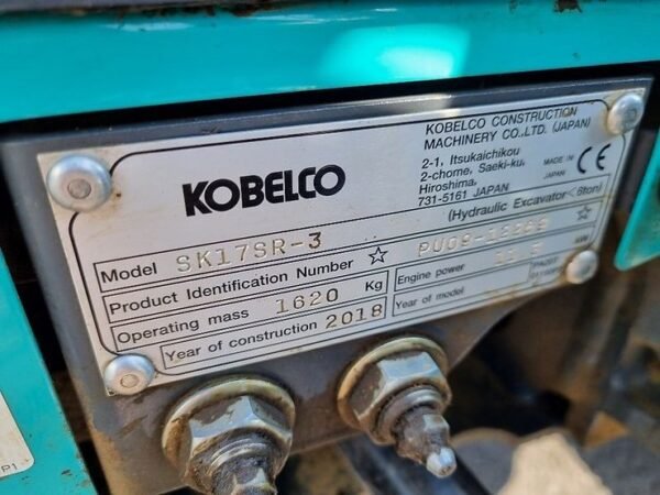 Kobelco SK17 SR-3 + 3 GODETS – Image 15