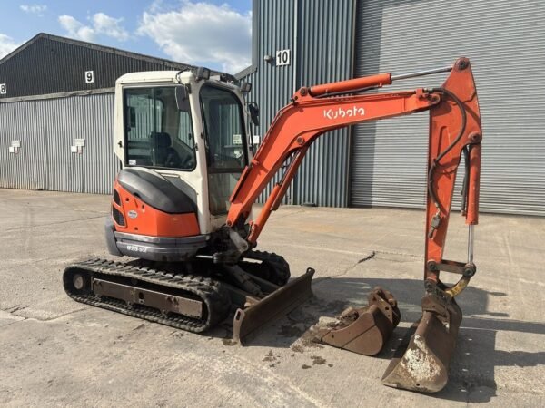 Kubota U25-3 + BRH(marteau hydraulique) + 3 GODETS – Image 6